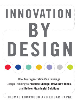 cover image of Innovation by Design